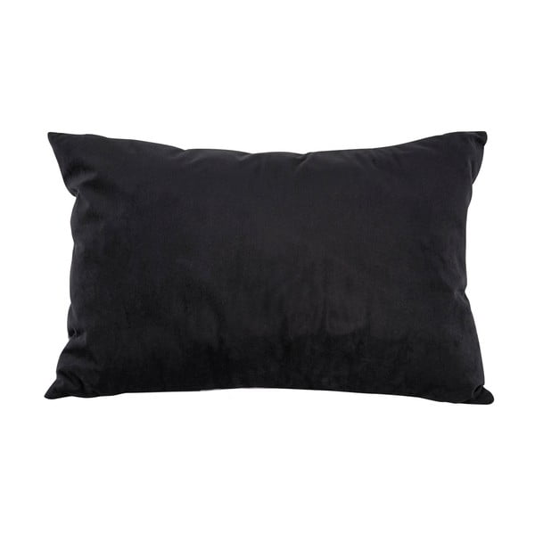 Cuscino in velluto bianco e nero Foglie, 60 x 40 cm - PT LIVING-image-2