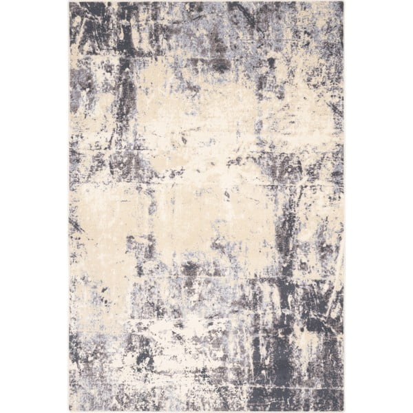 Tappeto in lana beige 160x240 cm Concrete - Agnella