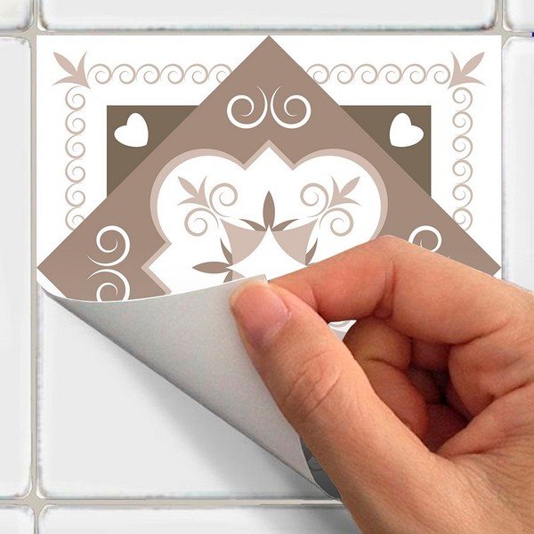 Set di 9 adesivi murali decorativi Aniolo, 20 x 20 cm - Ambiance-image-3