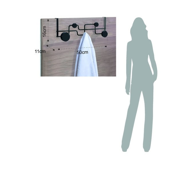 Appendiabiti nero 50 cm Anya - Tomasucci-image-3