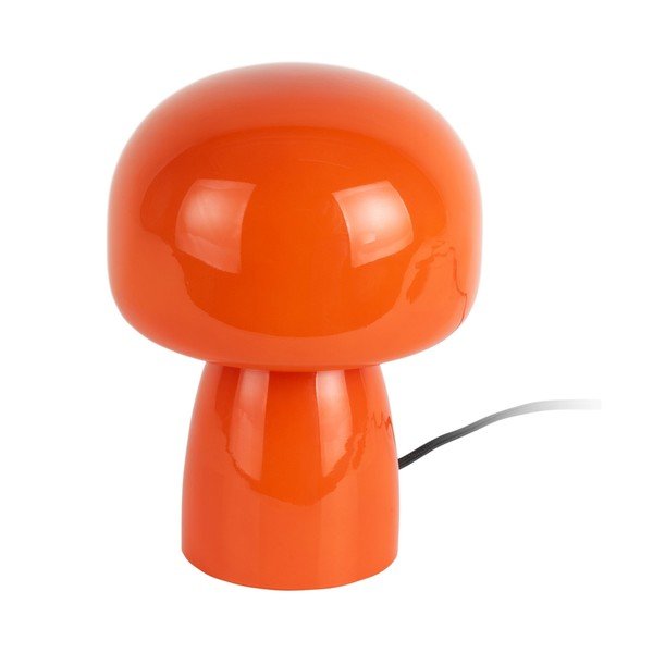 Lampada da tavolo arancione in vetro (altezza totale 20 cm) Fervor – Leitmotiv