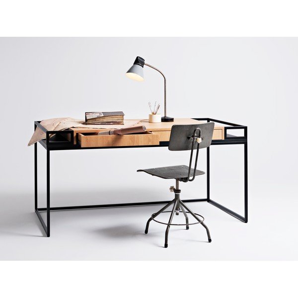 Scrivania con struttura nera K16 - CustomForm-image-1