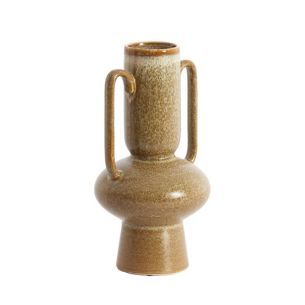 Vaso beige in ceramica (altezza totale 32,5 cm) Otaru – Light & Living-image-1