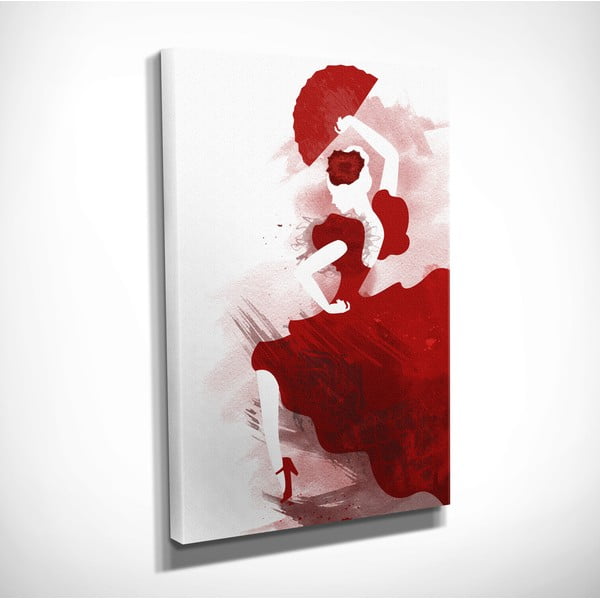 Pittura murale su tela Flamenco, 30 x 40 cm - Vega