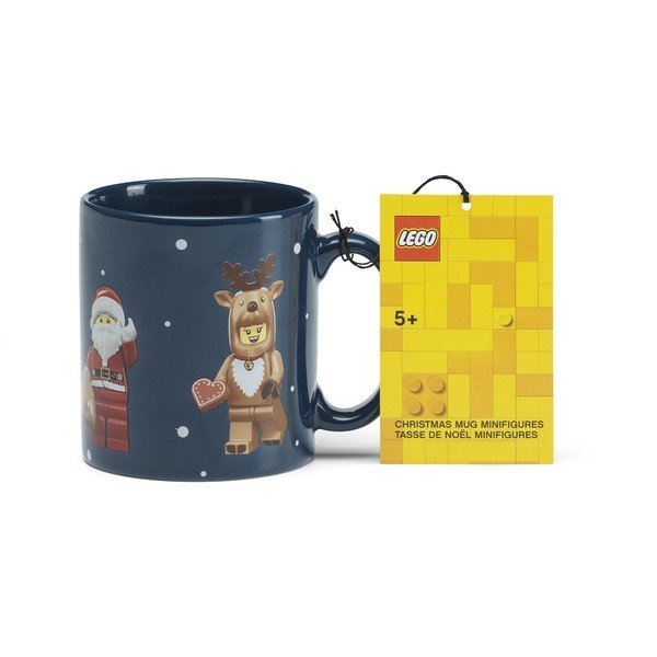 Tazza per bambini blu scuro in ceramica 300 ml Christmas Minifigures – LEGO®-image-3