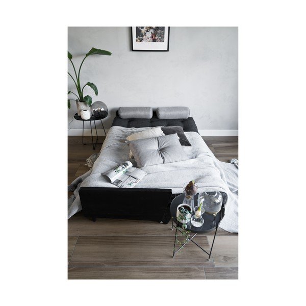 Rozkládací pohovka Karup Indie Black/Dark Grey/Granite Grey-image-4