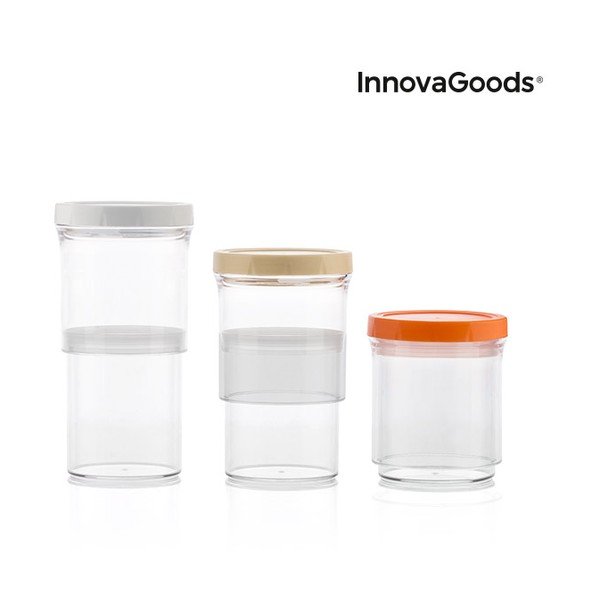 Contenitori regolabili , 3 pezzi - InnovaGoods