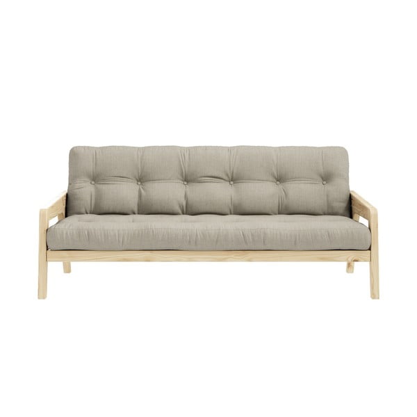 Divano letto beige 204 cm Grab - Karup Design