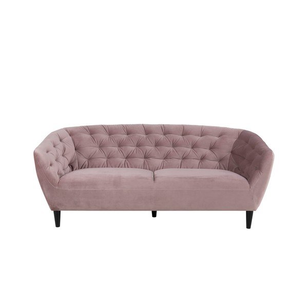 Divano rosa Ria, 191 cm - Actona-image-1