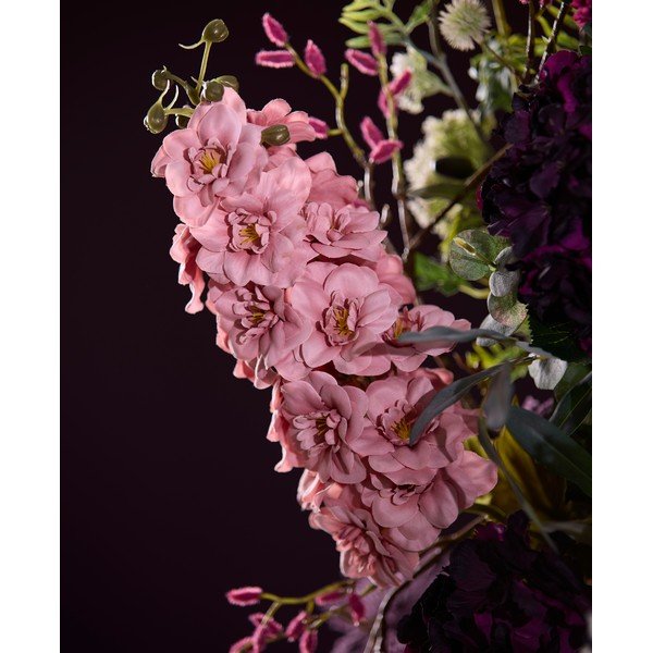 Fiore artificiale (altezza totale 80 cm) Delphinio – Light & Living-image-1