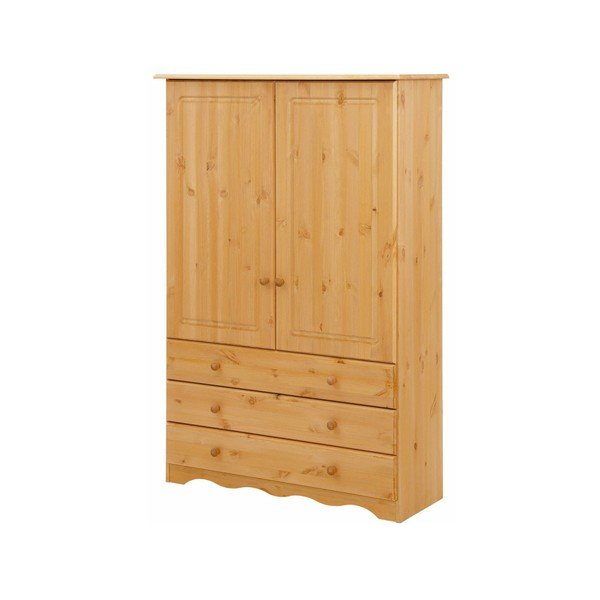 Armadio Amanda in legno di pino massiccio - Støraa