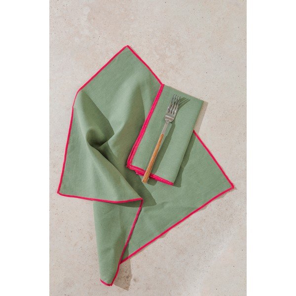 Tovagliette di stoffa in set da 2 35x50 cm Contrast Edge - Really Nice Things-image-4