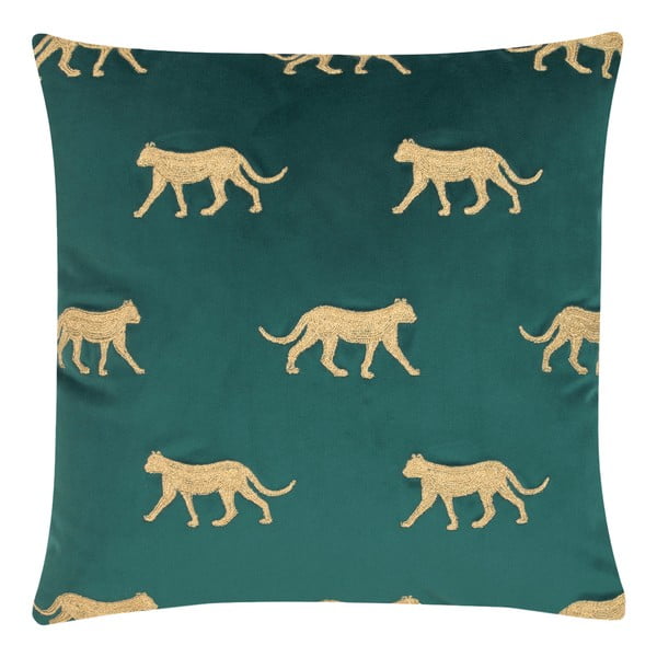 Federa decorativa verde, 40 x 40 cm Cheetah - Westwing Collection