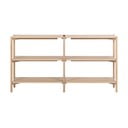 Libreria di colore naturale con effetto rovere 169x88x30 cm Braidwood – Actona