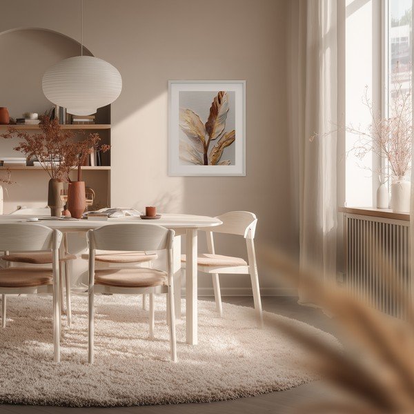 Dipinto stampato con cornice inclusa 40x50 cm Golden Strelitzia – Styler-image-2