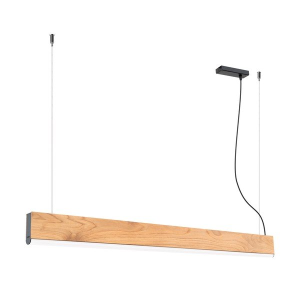 Lampadario LED di colore naturale in legno massiccio LYKKE – Thoro