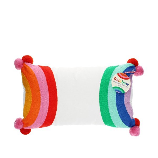 Cuscino per bambini in misto cotone 50x33 cm Rainbow – Rex London-image-3