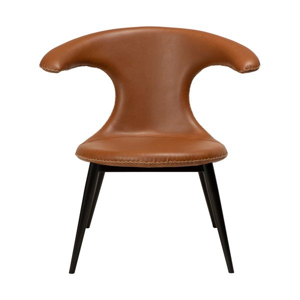 Poltrona in similpelle marrone cognac Flair - DAN-FORM Denmark-image-2
