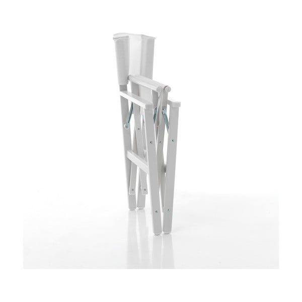 Sedia da giardino in metallo bianco Milos - Tomasucci-image-2