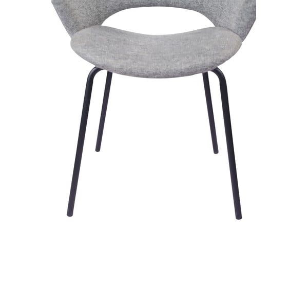 Set di sedie da pranzo grigio chiaro in imbottito 2 pz Rowley – Unique Furniture-image-4