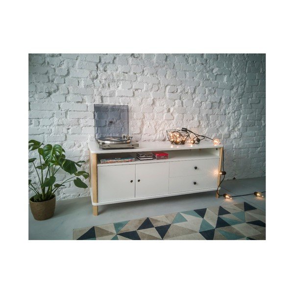 Cassettiera TV blu scuro Ashme - Ragaba-image-1