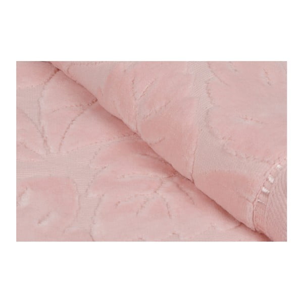 Set di 2 asciugamani in cotone sateen rosa cipria Madame Coco Velver, 50 x 90 m - Foutastic-image-3