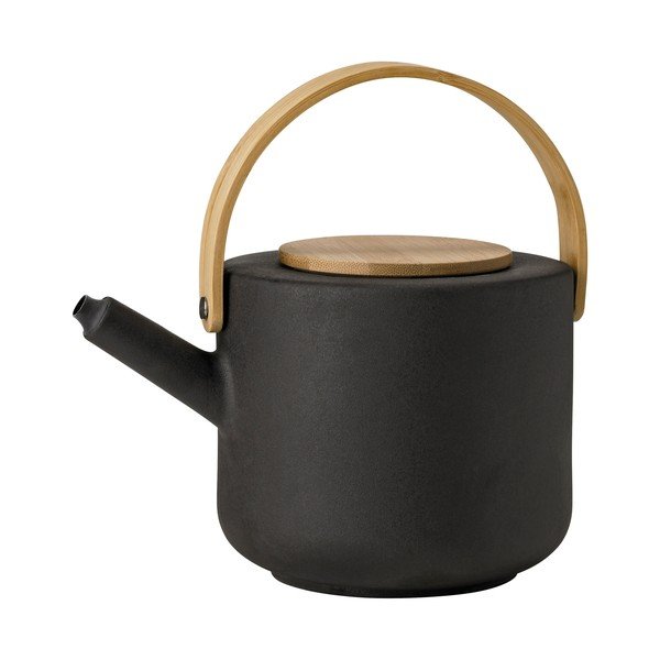 Teiera nera in gres 1,25 l Theo – Stelton