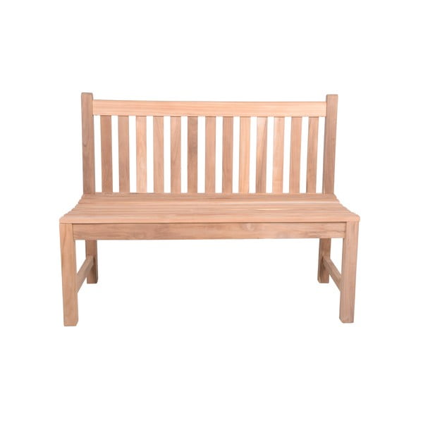 Panca da giardino di colore naturale in legno massiccio Solo – Garden Pleasure