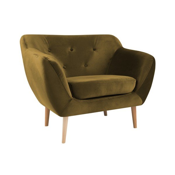 Poltrona Amelie giallo senape - Mazzini Sofas-image-4