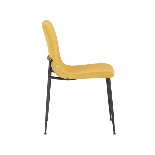 Sedie da pranzo gialle in un set di 2 Faye - Støraa-image-2