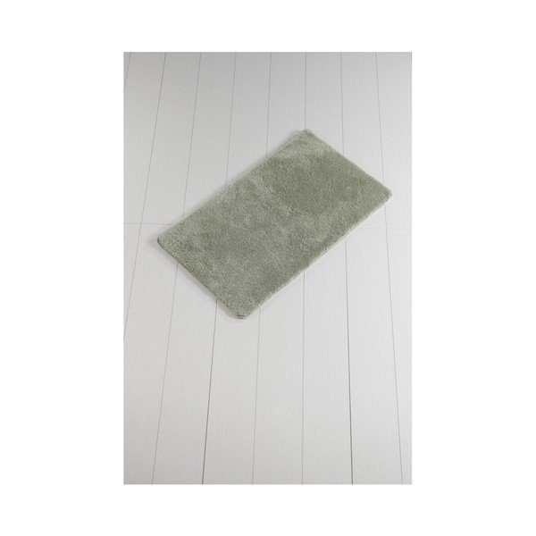 Tappeto da bagno verde Minto Duratto, 100 x 60 cm - Foutastic