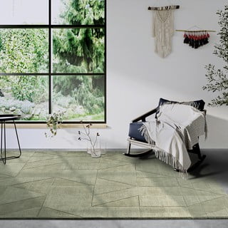 Tappeto verde in lana tessuto a mano 80x150 cm Ursule - Villeroy&Boch