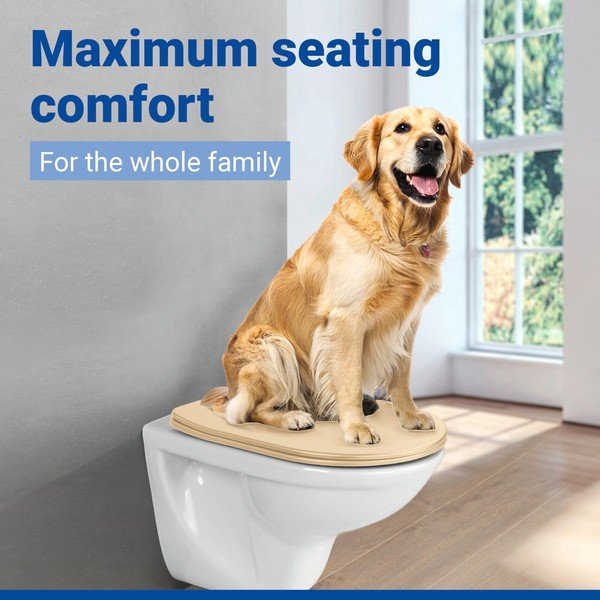 Sedile WC con chiusura Easy-Close (automatica) 36 x 46 cm Galati – Wenko-image-1