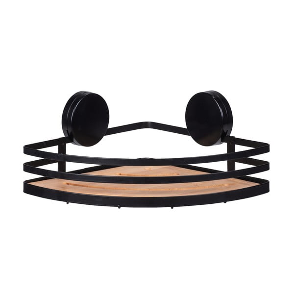 Mensola angolare nera per il bagno Alba - Wenko-image-2