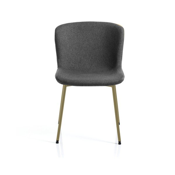 Sedie da pranzo in set grigio scuro 2 pz Snug – Tomasucci-image-4