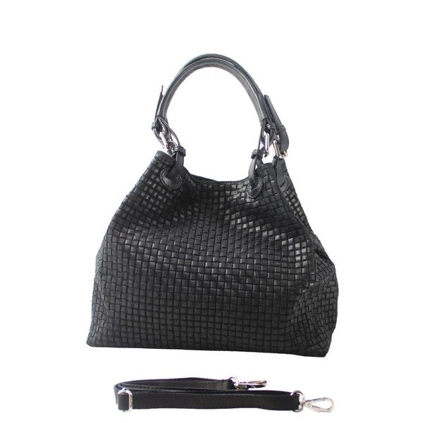 Borsa in pelle nera Tessa - Chicca Borse-image-1