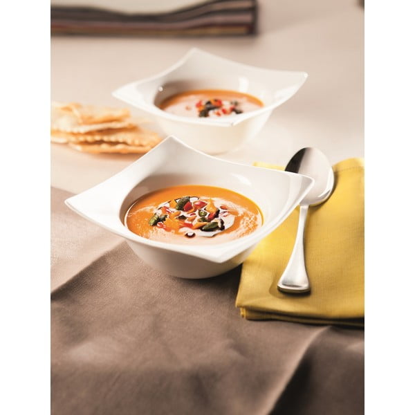 Ciotola in porcellana bianca Motion, 19 x 19 cm - Maxwell & Williams-image-1