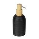 Dispenser per sapone nero opaco in poliresina 250 ml Altavalle – Wenko