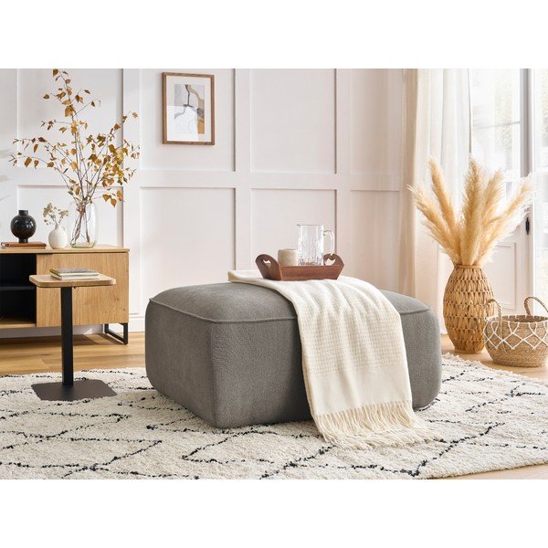 Poggiapiedi grigio/beige Zephyr – Bobochic Paris-image-1