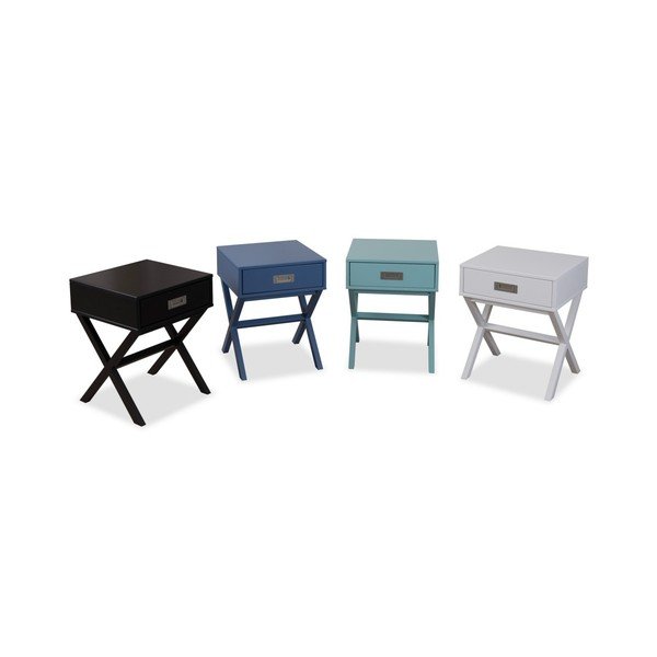 Comodino bianco Fred - Marckeric-image-1