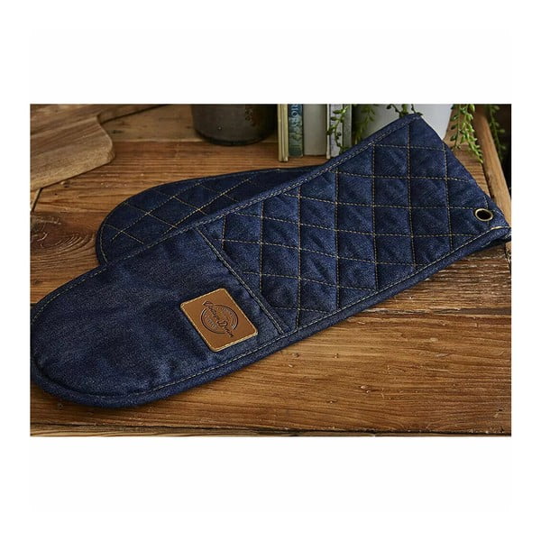Guanto da cucina doppio Oxford Denim - Cooksmart ®-image-3