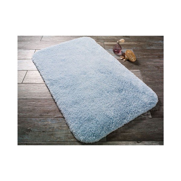 Tappeto da bagno blu Confetti Miami, 67 x 120 cm - Foutastic