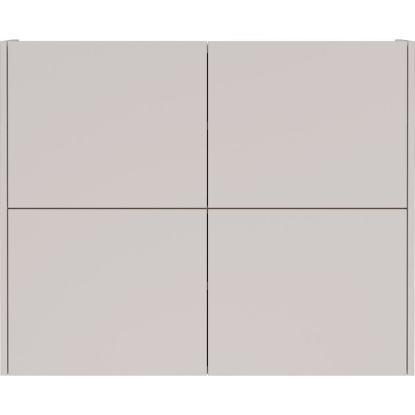 Armadietto color crema opaco da appendere 97x79x27 cm Binetto – Germania-image-3