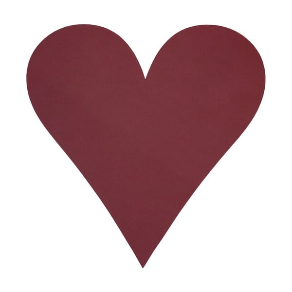 Tovaglietta in eco pelle 30x30 cm Heart Nupo – LIND DNA