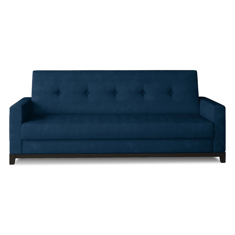 Divano blu allungabile/con contenitore e rivestimento in velluto 216 cm Selene – ELTAP | Divani