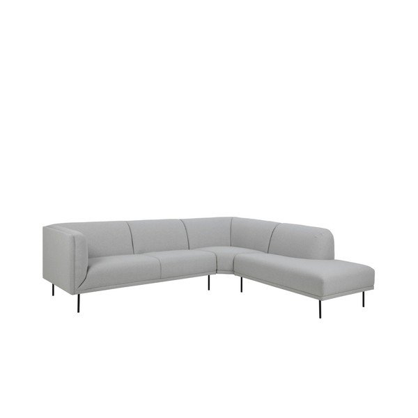 Divano angolare grigio chiaro Nevada, angolo destro - Actona