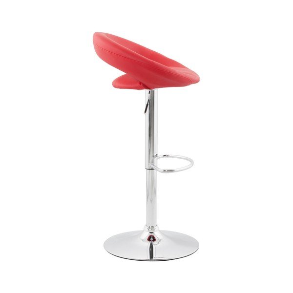 Sedia da bar rossa Atlantis - Kokoon-image-2