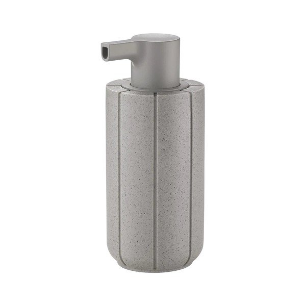 Dispenser per sapone grigio chiaro in poliresina 300 ml Kua – Blomus