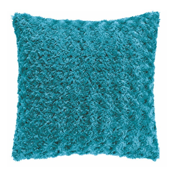 Cuscino blu turchese Curl, 45 x 45 cm - Tiseco Home Studio