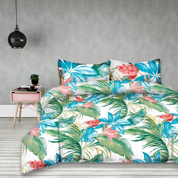 Biancheria da letto in cotone Tulum, 200 x 220 cm - AmeliaHome-image-1